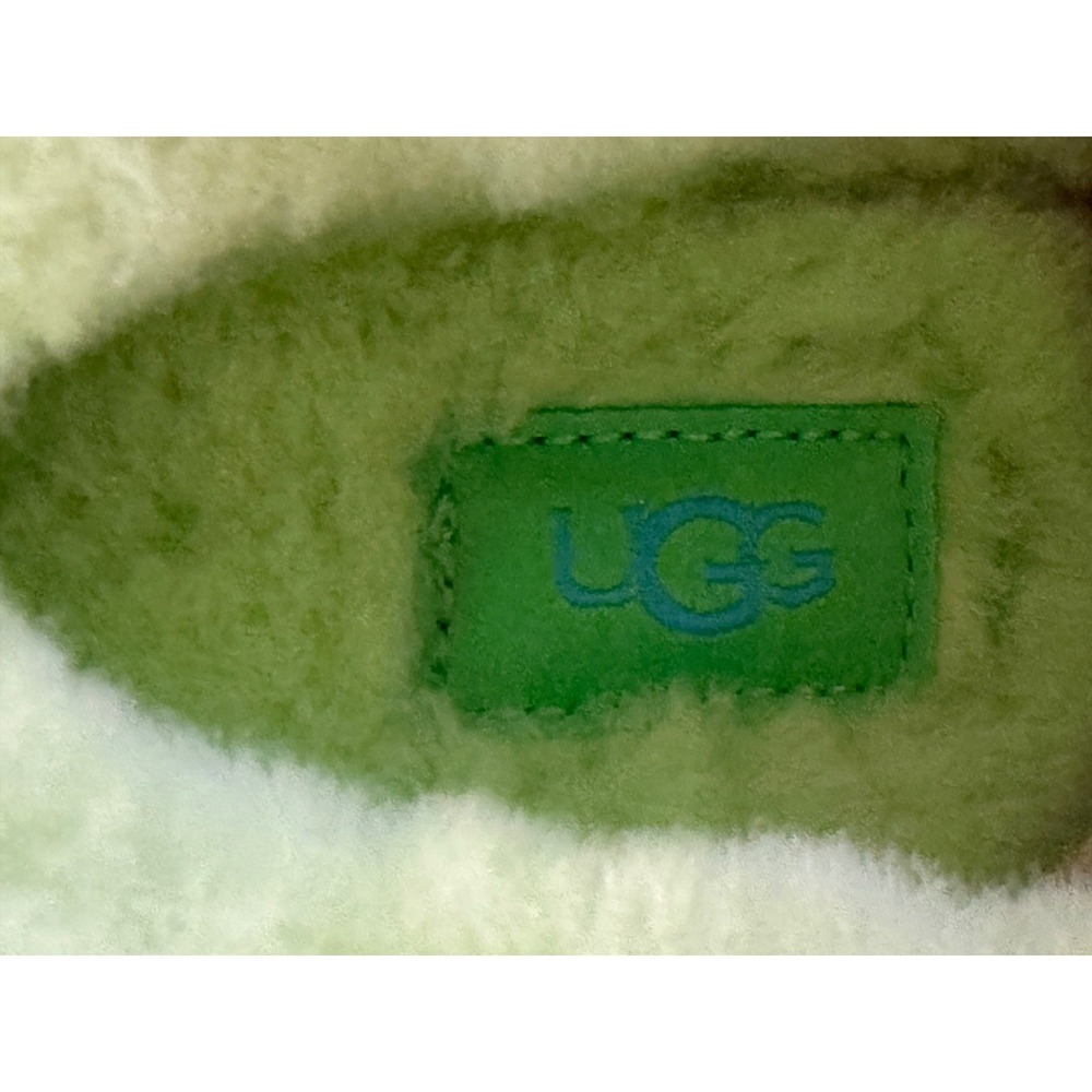 UGG Urseen Platform Clog Green Rainbow Sole Slip On Mule Men's 5/Women's 6 - Picture 9 of 11